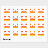 Hart-Landschap Sticker (Vel)