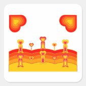 Hart-Landschap Sticker (Voorkant)