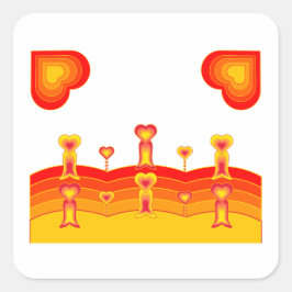 Hart-Landschap Sticker