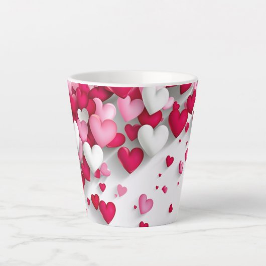 hart latte mok (Voorkant)