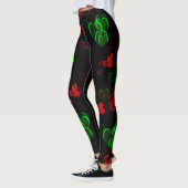 hart Leggings modern trendy patroon elegant (Links)