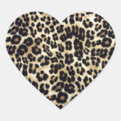 Hart Leopard Sticker (Voorkant)