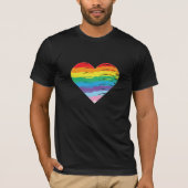 HART LGBTQIA Regenboog Vlag, Gay Pride T-shirt (Voorkant)