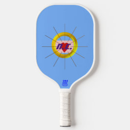 Hart Lichtblauw Moderne Pickleball Paddle