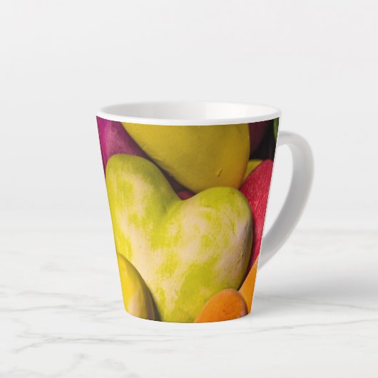 Hart, lief hart... latte mok (Rechterhoek)