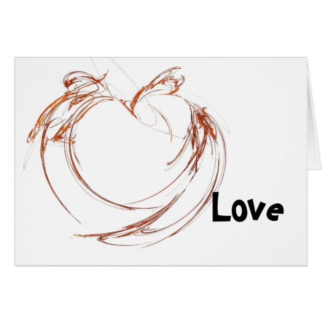 hart, liefde (Voorkant Horizontaal)