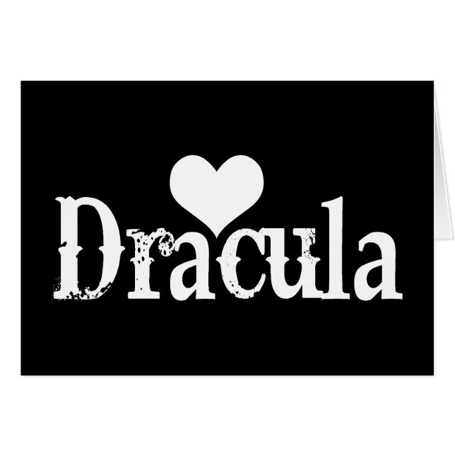 Hart (liefde) Dracula (Voorkant Horizontaal)