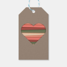 Hart Liefde Gestreepte Valentijnsdag