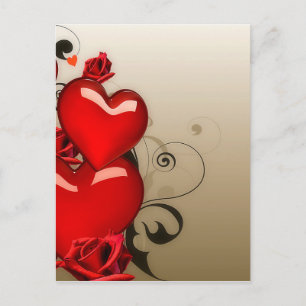 hart liefde harten op maat personaliseren jubilea briefkaart