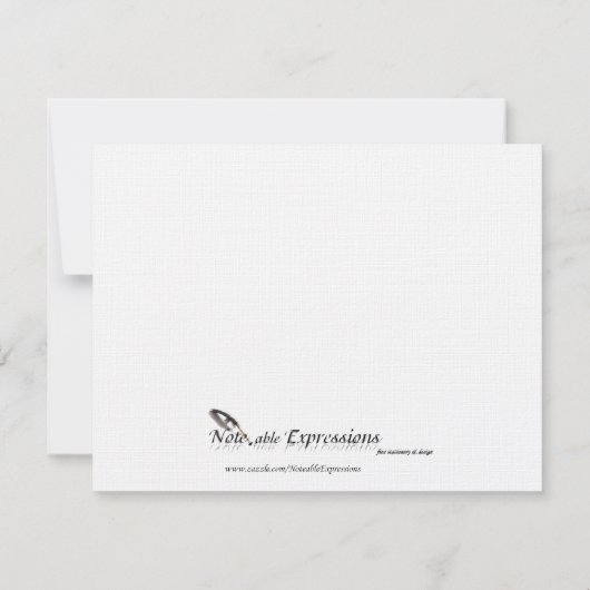 Hart Liefde Knoop Western Bruiloft Reactie Kaart (Achterkant)