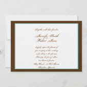 Hart Liefde Knoop Westerne Bruiloft Uitnodiging (Voorkant)