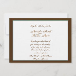 Hart Liefde Knoop Westerne Bruiloft Uitnodiging