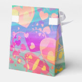 Hart Liefde Patroon Pastel Design Bedankdoosjes (Achterkant)