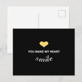 Hart Liefde Romantisch Valentijnsdag Grappig Cadea Briefkaart (Voorkant / Achterkant)