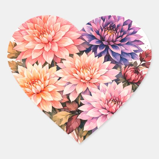 hart Liefde stickers (Voorkant)