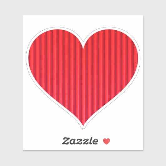 Hart Liefde Symbool Design-20326 Sticker (Vel)
