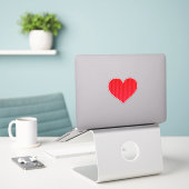 Hart Liefde Symbool Design-20326 Sticker (Laptop op bureau)