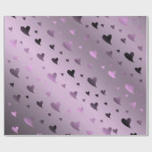 hart, liefde, valentijn, vorm, symbool, romantisch cadeaupapier (Vlak)