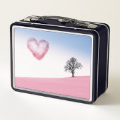 Hart Liefde Valentijnsdag Achtergrond Boom hemel (Achterkant)