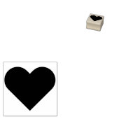 Hart Liefde Valentijnsdag DIY Art Craft Maple Wood Rubberstempel (Gestempeld)