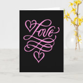 Hart Liefde Valentijnsdag Romantisch Grappig Cadea Kaart (Gele Bloem)