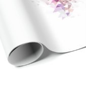 Hart, liefde, veelhoekig cadeaupapier (Rol Hoek)