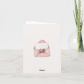 Hart liefdesbrief aangepaste tekst kaart (Achterkant)