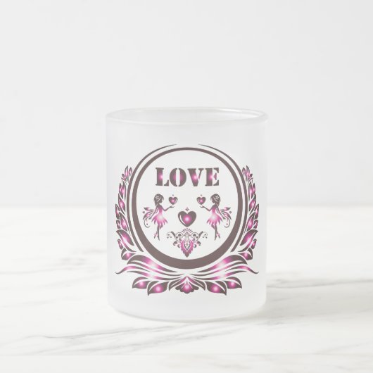 Hart Liefhebber Glas Mok (Center)