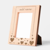 Hart lijst grens liefde gegraveerde lijstjes (Links)