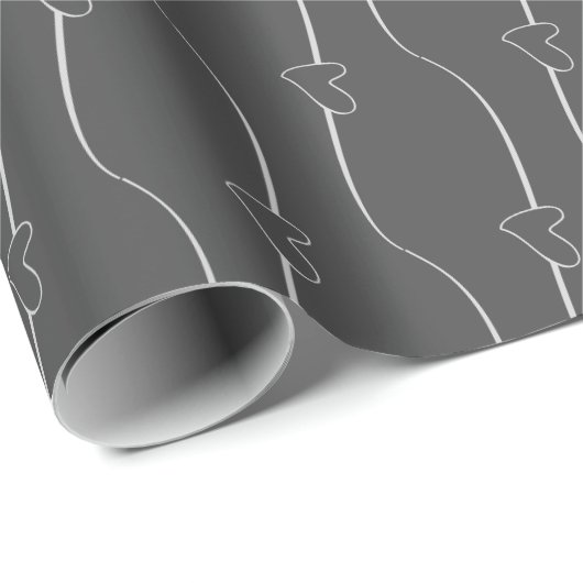 Hart Link Charcoal Wrapping Papier (Rol Hoek)