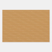 Hart Link Gouden Bruiloft Verloving Inpakpapier Vel (Voorkant 3)