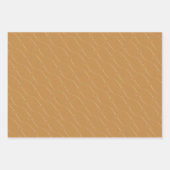 Hart Link Gouden Bruiloft Verloving Inpakpapier Vel (Voorkant 2)