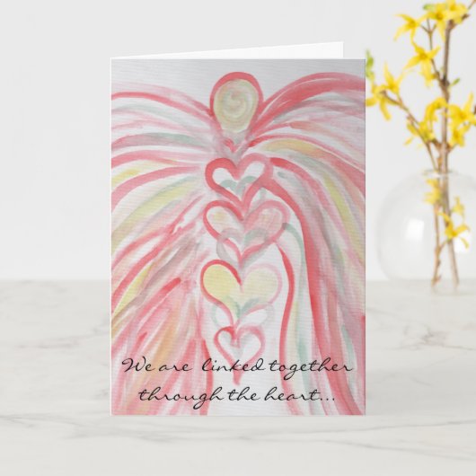 Hart Link Kaart (Gele Bloem)