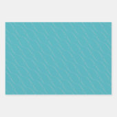 Hart Link Silver Verdigris Bruiloft Verloving Inpakpapier Vel (Voorkant 2)