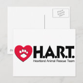 HART-Logo Briefkaart (Voorkant / Achterkant)