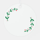 Hart lolly's eerste kerst samen metalen ornament (Achterkant)