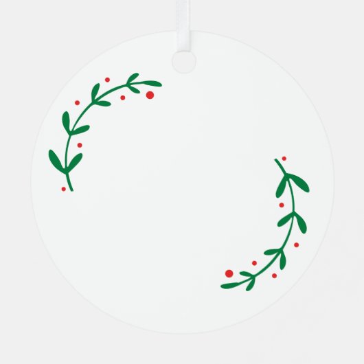 Hart lolly's eerste kerst samen metalen ornament (Achterkant)