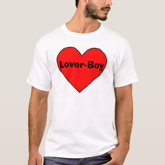 Hart, Lover-Boy T-shirt (Voorkant)