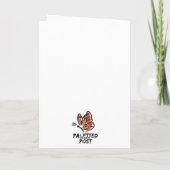 Hart Luchtballonnen Valentijnsdag Kaart (Achterkant)