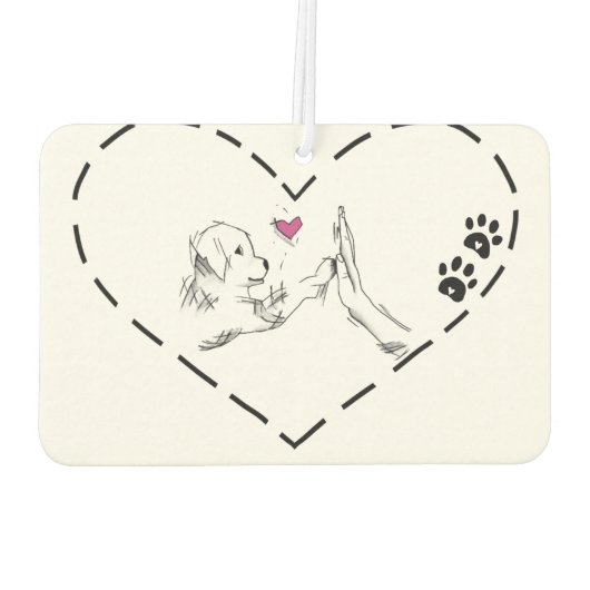 Hart Luchtverfrisser (Achterkant)