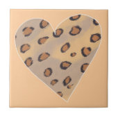 Hart Luipaarden, aangepaste Tegels Tegeltje (Voorkant)