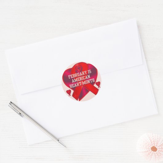 HART MAAND STICKER (Envelop)