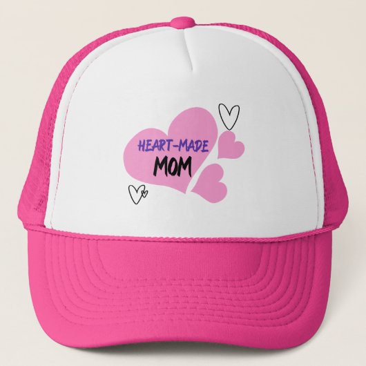 Hart-Made Moeder Adoptie Moeder Trucker Pet (Voorkant)