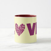 Hart Magenta Mok Love Cup (Midden)
