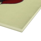 Hart Magisch Geel Glas Snijplank 38.1x27.9cm (Hoek)