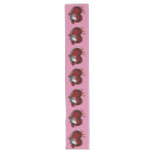 Hart Magisch Roze Tafelloper Huishoudlinnen (Voorkant)