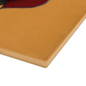 Hart Magisch Sinaasappel Glassnijplank 38.1x27.9cm Snijplank (Hoek)