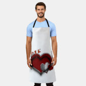 Hart Magisch Wit Groot Schort (Gedragen)