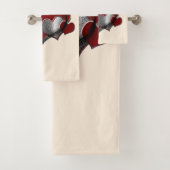 Hart Magische Beige Handdoek Set (Insitu)