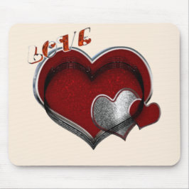 Hart Magische Beige Muismat